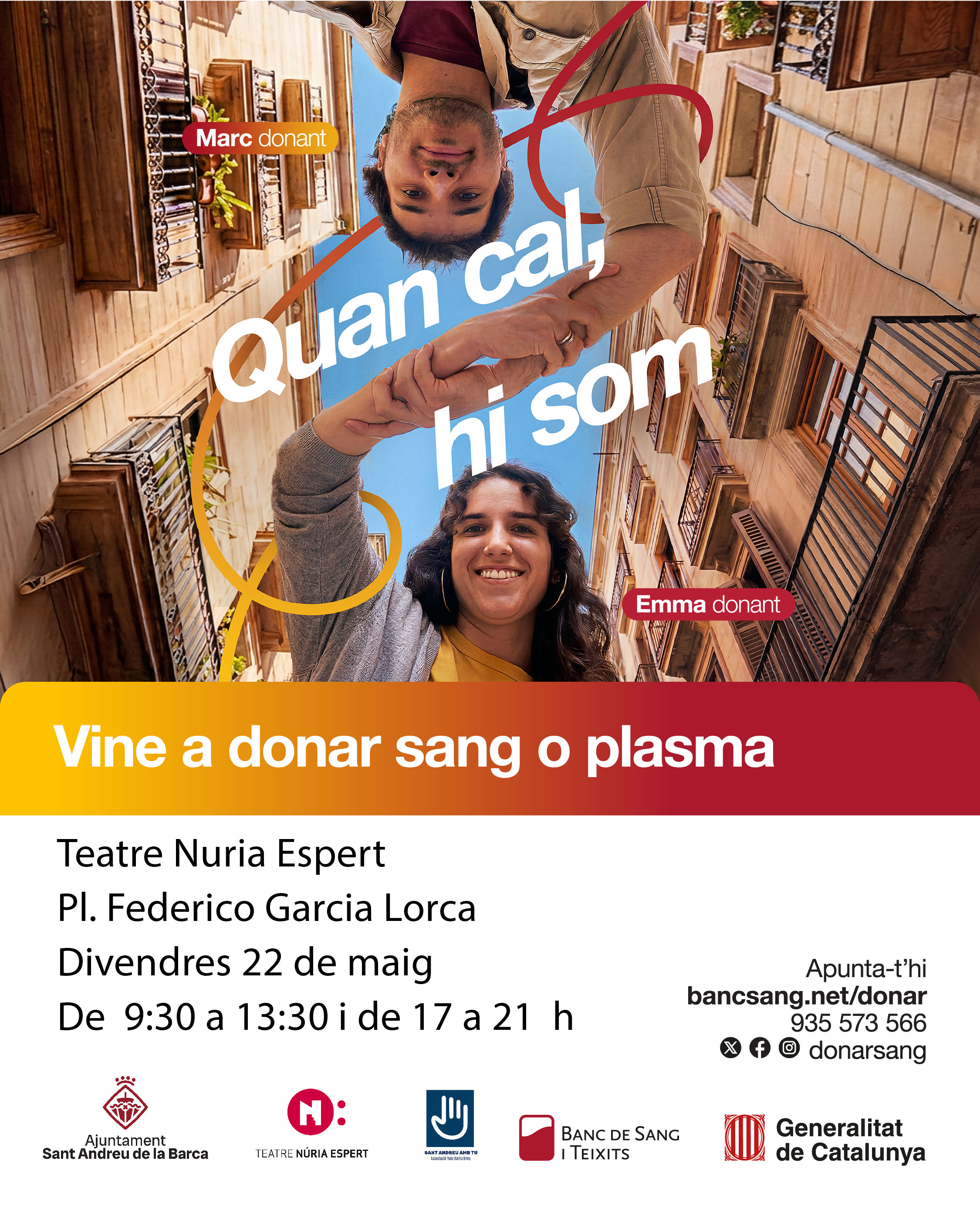 Recollida de sang amb el Banc de Sang i Teixits de Catalunya